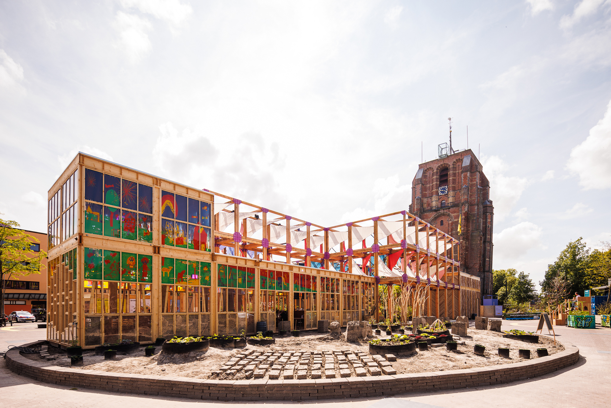 Foto van de Bouwurk in Leeuwarden.